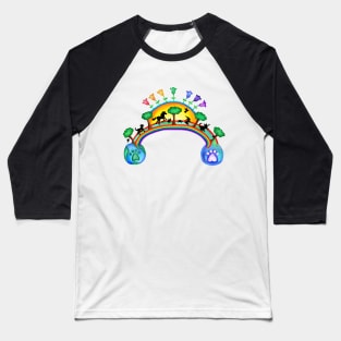 Pet Rainbow Bridge Journey Baseball T-Shirt